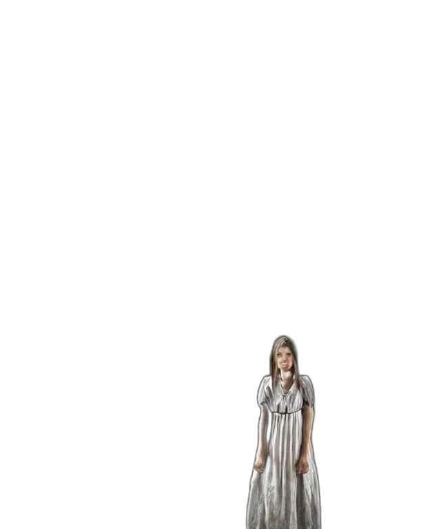 dress, jacket, shoes, hair transparent PNG cut-out