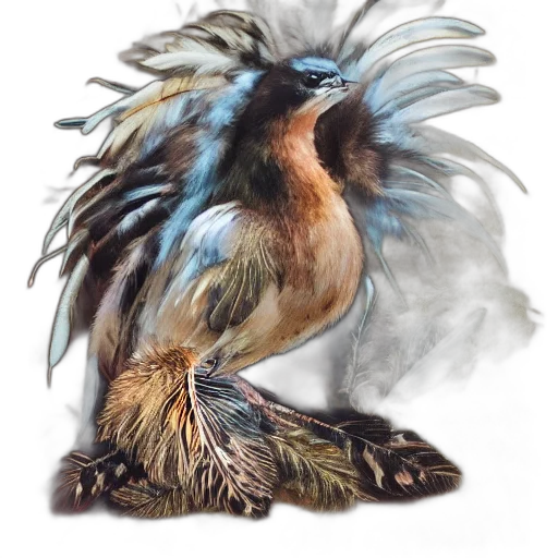 animal, hair, creature, staff, photorealistic, concept art, watercolor, fantasy art transparent PNG cut-out