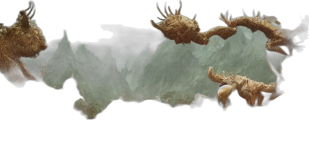 dragon, creature, animal, crown transparent PNG cut-out