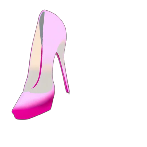 shoes, 3d render, photorealistic, cartoon, pixel art, pastel, neon, colorful transparent PNG cut-out