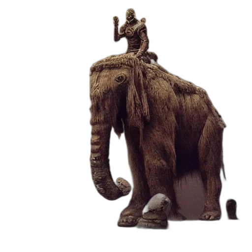 animal, creature, staff, crown transparent PNG cut-out