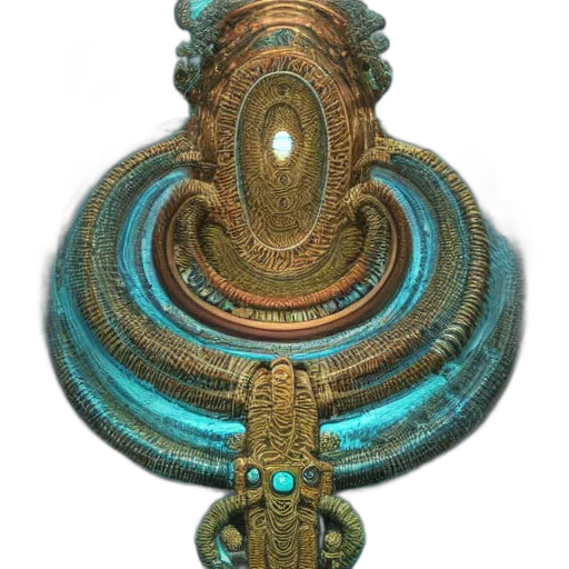 jewelry, crown, staff, sword, 3d render, concept art, photorealistic, underwater transparent PNG cut-out