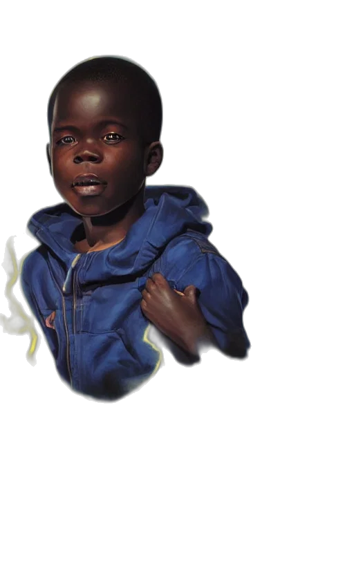 jacket, face, creature, animal, photorealistic, 3d render, concept art, watercolor transparent PNG cut-out