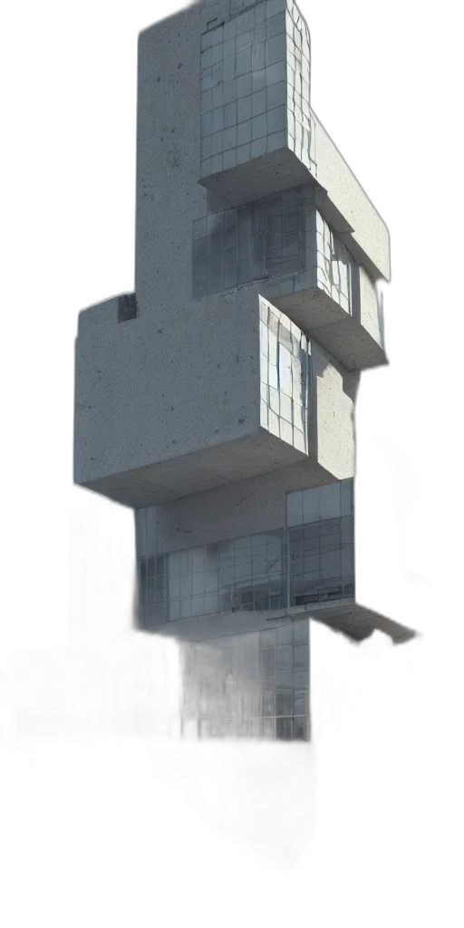 building, robot, face, furniture, 3d render, concept art, photorealistic, cyberpunk transparent PNG cut-out