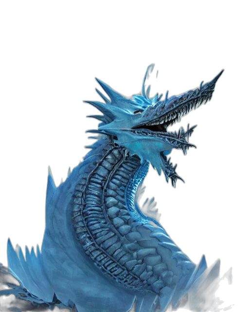 dragon, creature, staff, weapon, concept art, fantasy art, 3d render, pixel art transparent PNG cut-out