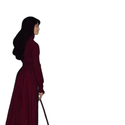 dress, staff, sword, concept art transparent PNG cut-out