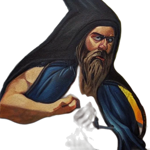 sword, face, staff, mask, fantasy art, oil painting, concept art, pixel art transparent PNG cut-out