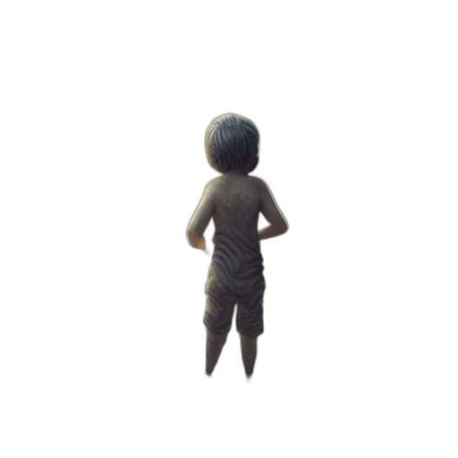 creature, dress, weapon, robot, 3d render, pixel art, concept art, fantasy art transparent PNG cut-out
