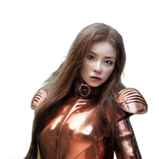 robot, sword, fantasy art, photorealistic transparent PNG cut-out