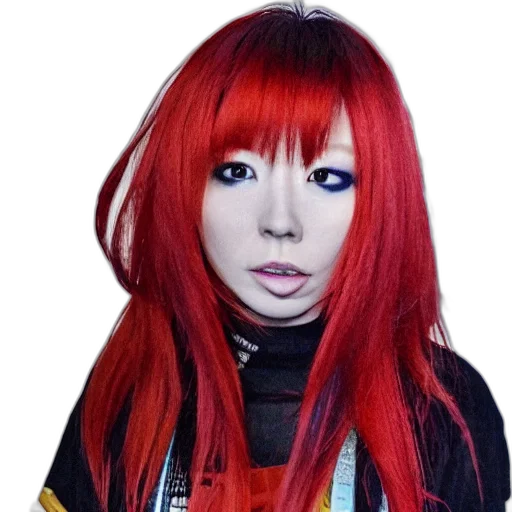 hair, face, creature, robot transparent PNG cut-out