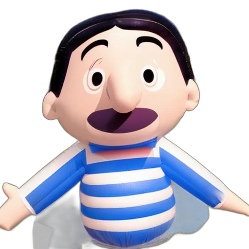 face, staff, animal, 3d render transparent PNG cut-out