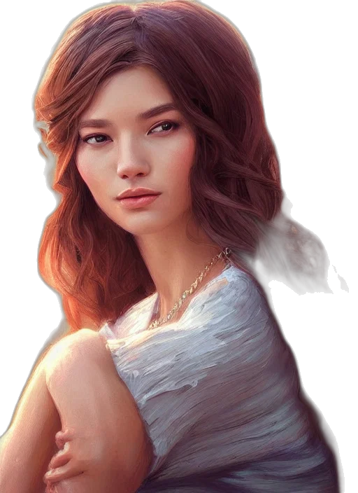face, dress, jewelry, crown transparent PNG cut-out