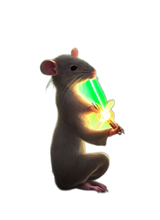 animal, staff, creature, weapon, concept art, 3d render, cyberpunk, photorealistic transparent PNG cut-out