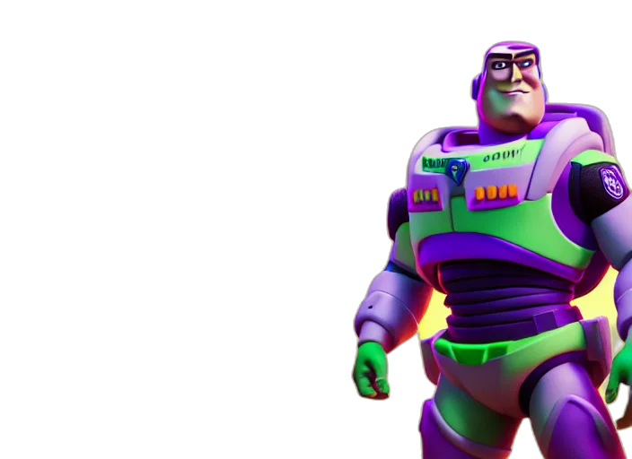 robot, jacket, weapon, 3d render, concept art, comic book art, outer space, neon lights transparent PNG cut-out