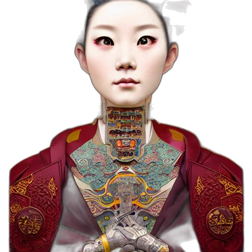 face, mask, jewelry, staff, photorealistic, fantasy art, concept art, 3d render transparent PNG cut-out