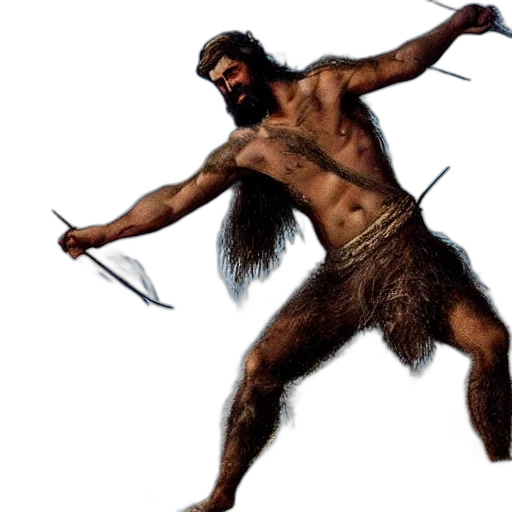 creature, animal, staff, hair transparent PNG cut-out