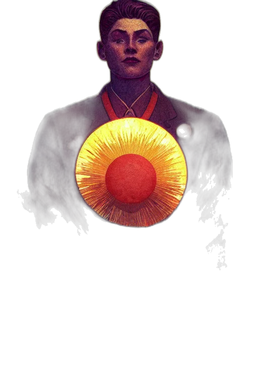 crown, staff, face, mask transparent PNG cut-out