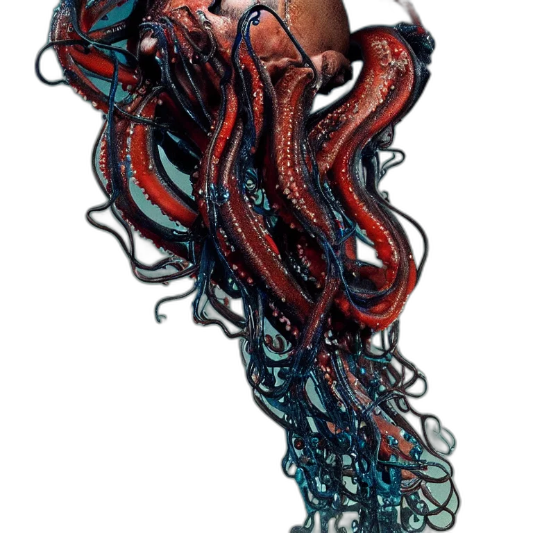 hair, creature, dress, animal, 3d render, concept art, photorealistic, pixel art transparent PNG cut-out