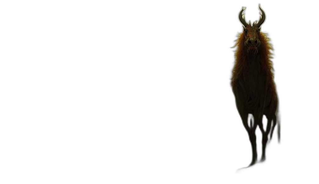 animal, hair, creature, dragon, photorealistic, concept art, 3d render, epic transparent PNG cut-out