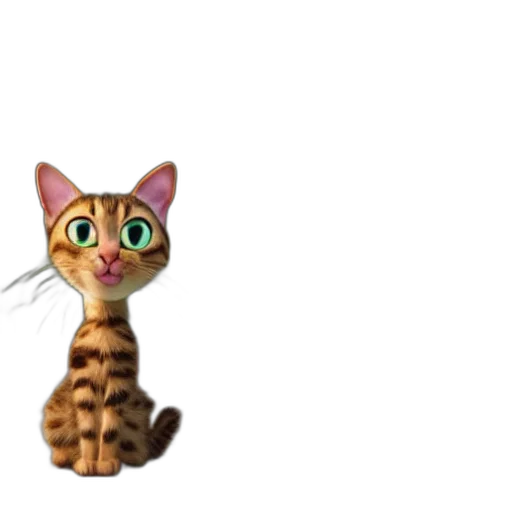animal, staff, 3d render, concept art transparent PNG cut-out
