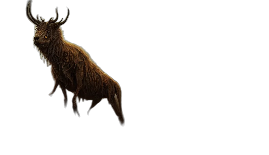 animal, hair, creature, dragon, concept art, photorealistic, 3d render, fantasy art transparent PNG cut-out