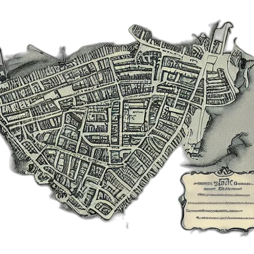 concept art, city street, old, map, new, babbage transparent PNG cut-out