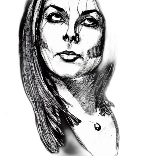 face, mask, staff, photorealistic, pencil sketch, comic book art, cartoon, woman transparent PNG cut-out