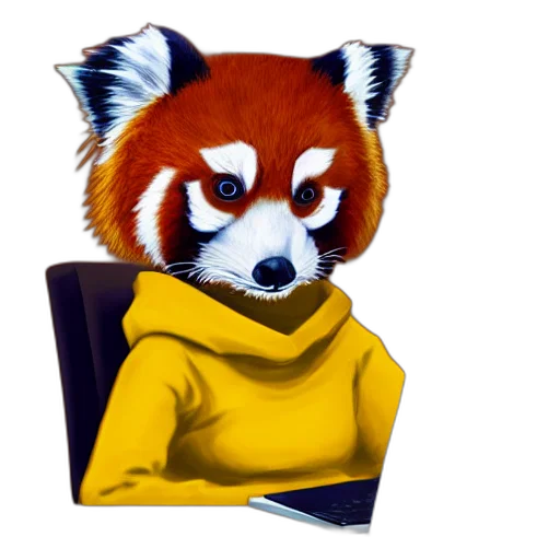 staff, jacket, animal, face, concept art, pixel art, 3d render, photorealistic transparent PNG cut-out