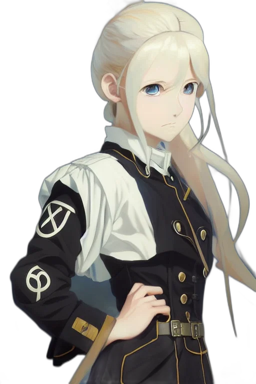 staff, jacket, face, weapon transparent PNG cut-out