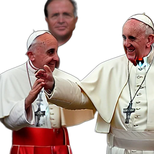 3d render, concept art, pope, headache, diarrhea transparent PNG cut-out