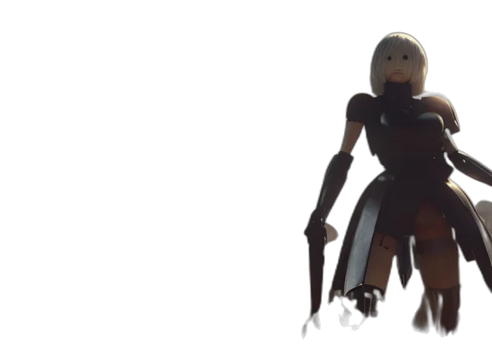 sword, robot, weapon, staff, concept art, 3d render, fantasy art, pixel art transparent PNG cut-out