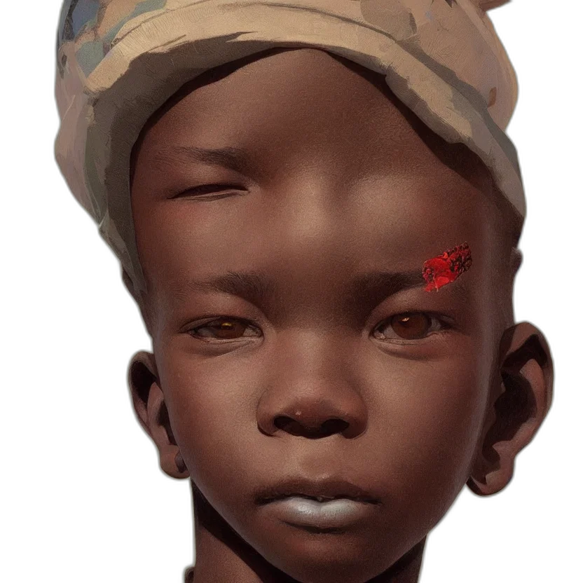 face, weapon, crown, hat, concept art, photorealistic, oil painting, fantasy art transparent PNG cut-out