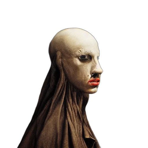 mask, face, creature, dress transparent PNG cut-out