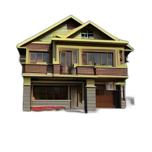 building, furniture, 3d render, photorealistic transparent PNG cut-out