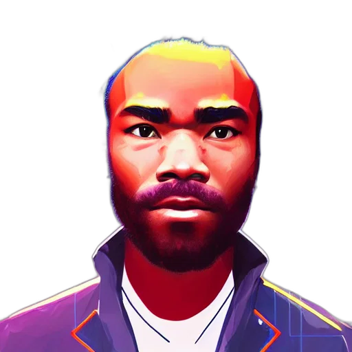 face, jacket, staff, pixel art transparent PNG cut-out