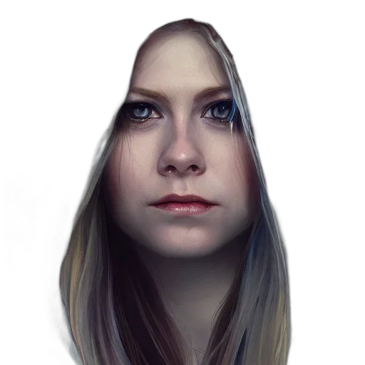 face, hair, staff, crown, photorealistic, concept art, fantasy art, 3d render transparent PNG cut-out