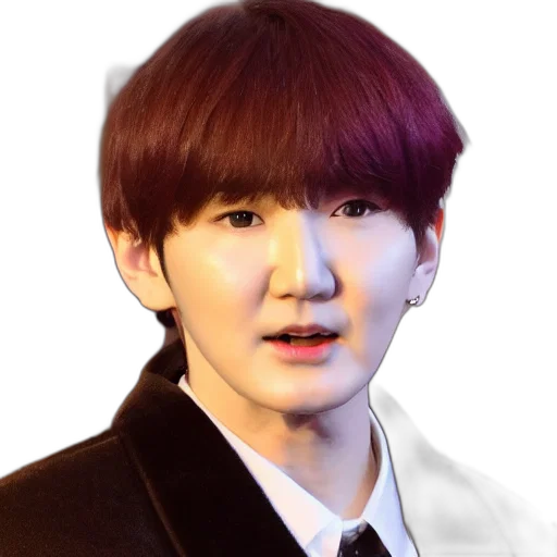 face, creature, hair, photorealistic, oil painting, 3d render, yoongi, cfg transparent PNG cut-out