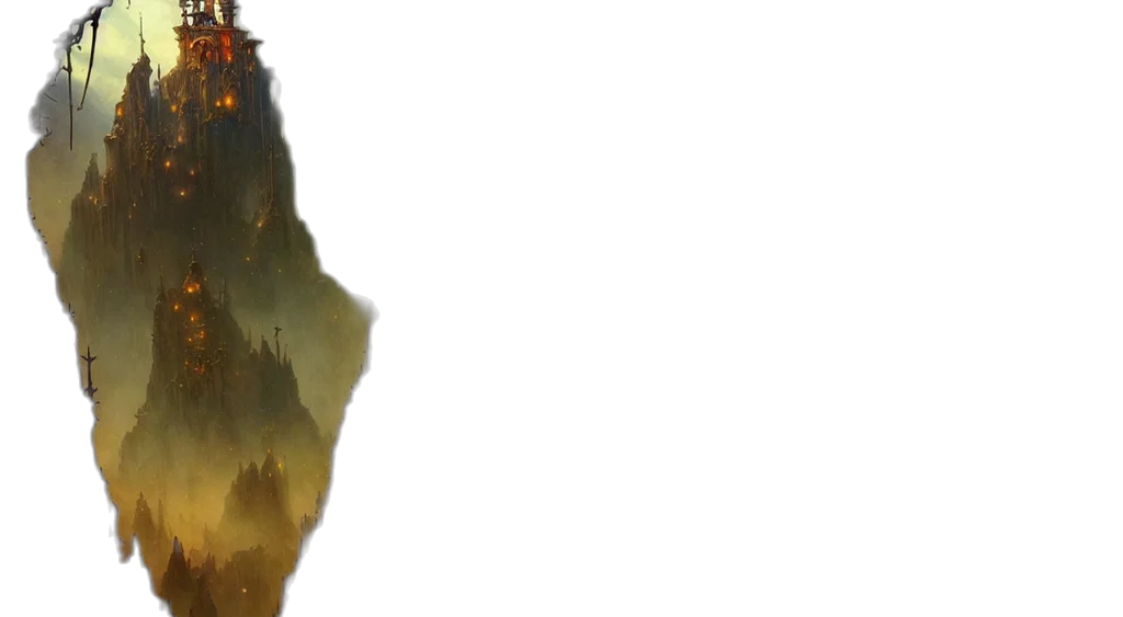 dragon, staff, creature, sword transparent PNG cut-out
