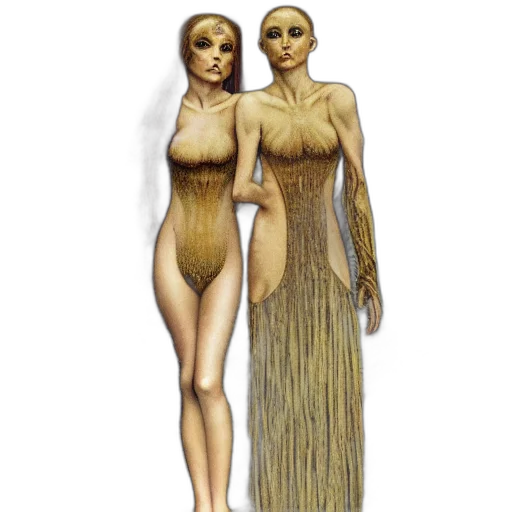 dress, jewelry, concept art, 3d render transparent PNG cut-out