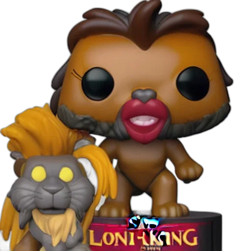 concept art, 3d render, lion, king transparent PNG cut-out