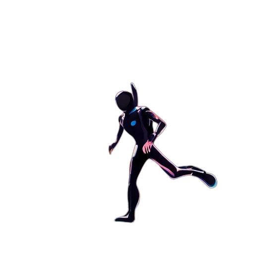 robot, creature, mask, staff transparent PNG cut-out