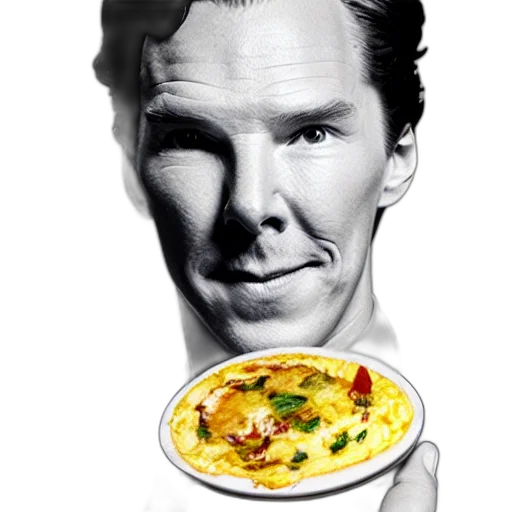food, mask, face, photorealistic transparent PNG cut-out