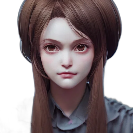 face, hair, robot, mask transparent PNG cut-out
