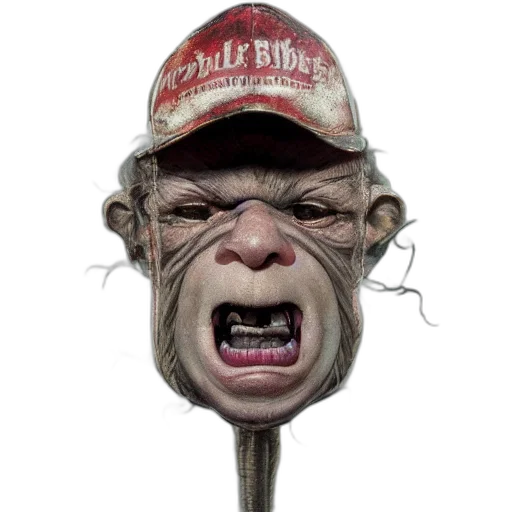 mask, hat, staff, face transparent PNG cut-out