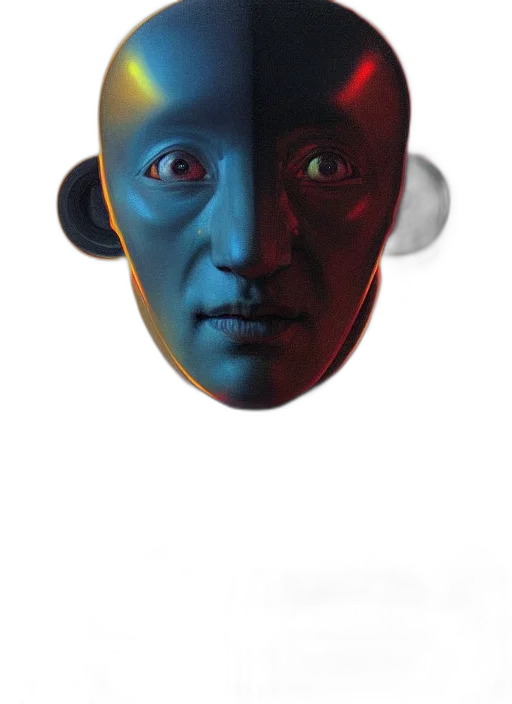 mask, face, robot, jewelry, 3d render, photorealistic, concept art, fantasy art transparent PNG cut-out