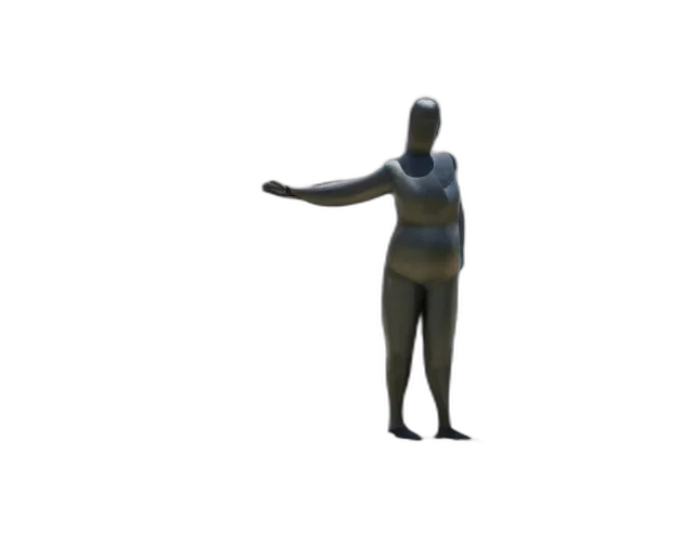 robot, creature, dress, staff, 3d render, concept art, pixel art, photorealistic transparent PNG cut-out