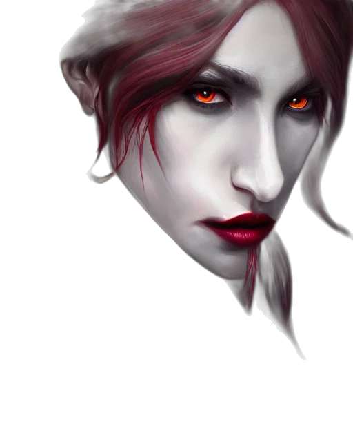 face, mask, fantasy art, photorealistic, concept art, pixel art, red, dark transparent PNG cut-out