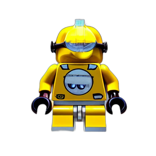 robot, creature, mask, 3d render, concept art, pixel art, cartoon, golden transparent PNG cut-out
