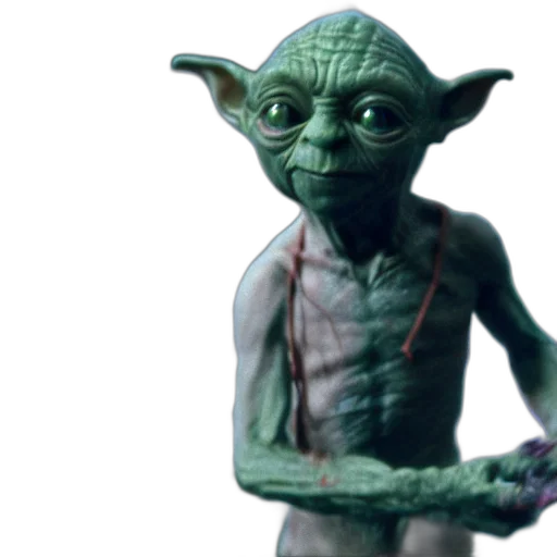 staff, creature, 3d render, concept art transparent PNG cut-out