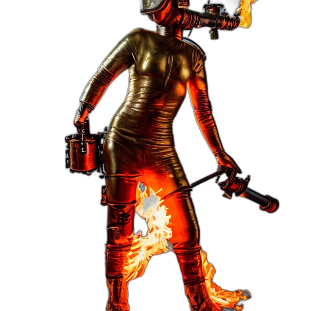 staff, robot, weapon, mask, concept art, 3d render, pixel art, cyberpunk transparent PNG cut-out